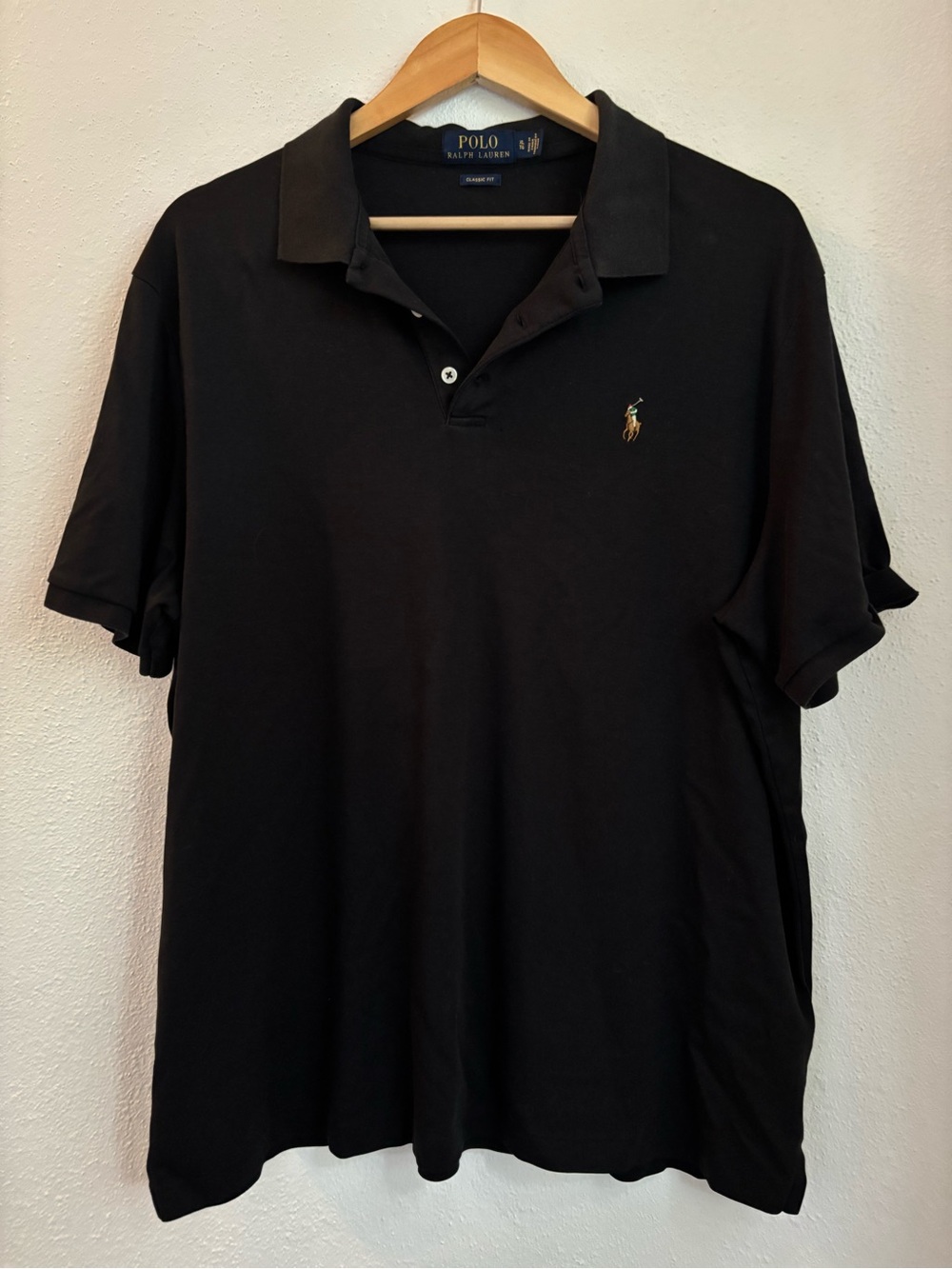 Ralph Lauren | Men’s Black Classic Cotton Polo Shirt